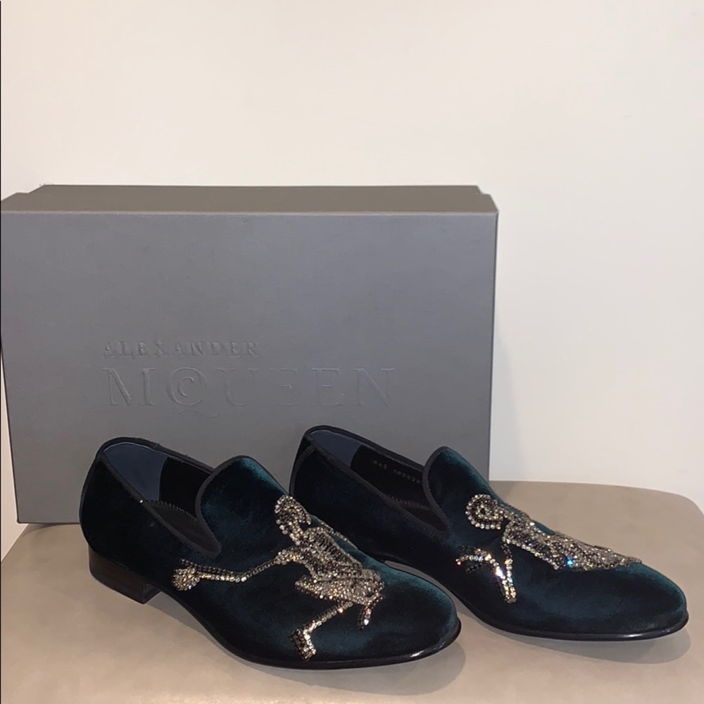 Alexander McQueen Men’s Skeleton Slipper Size 42